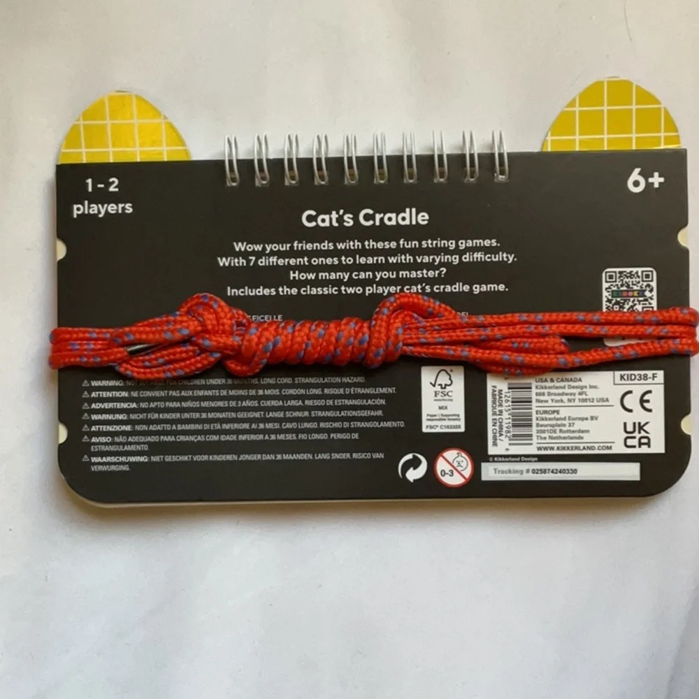NWT Cats Cradle 7 Classic String Games